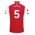 Cheap Arsenal Thomas Partey #5 Home Football Shirt 2023-24 Short Sleeve
